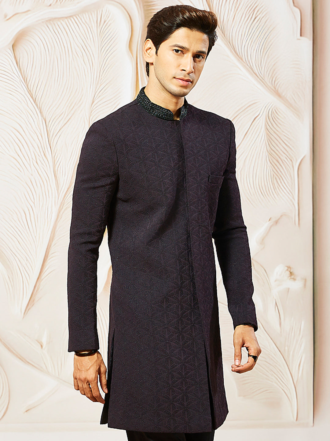 Men's Silk Blend Indo Western Kurta