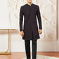 Men's Silk Blend Indo Western And Pant Set