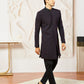 Men's Silk Blend Indo Western And Pant Set