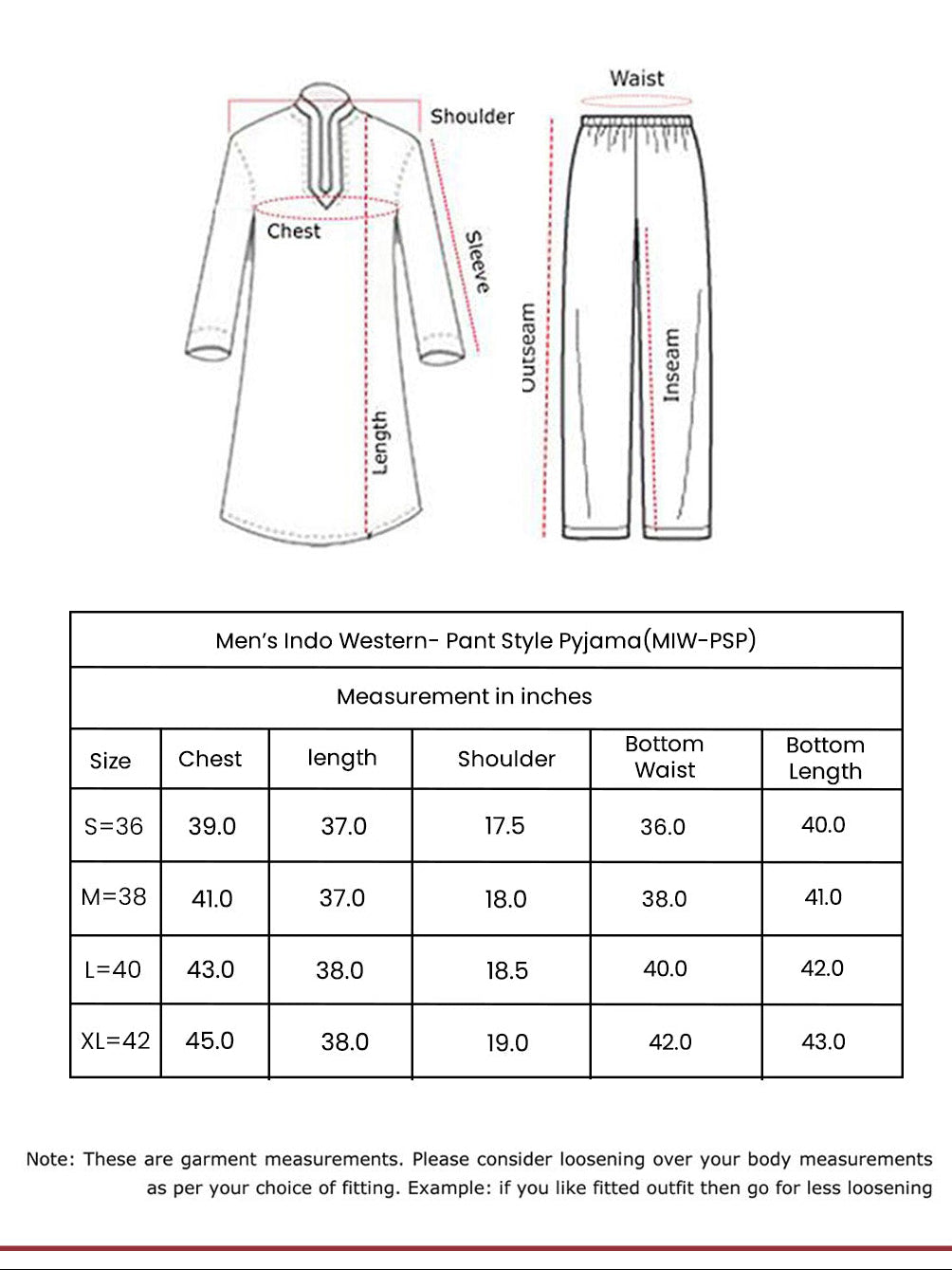 Men's Silk Blend Indo Western And Pant Set