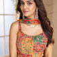 Mustard Silk Embroidered Choli Palazzo Set With Dupatta