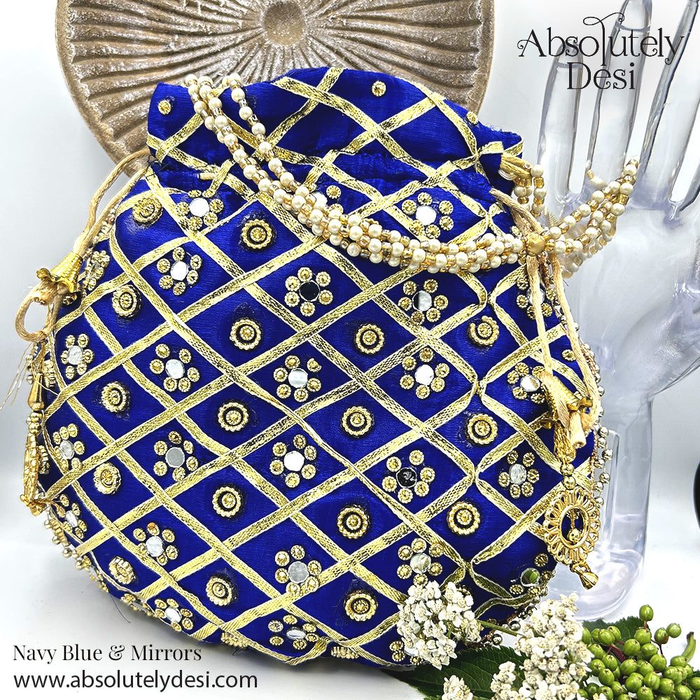 Handmade Mirrored Wedding Potli