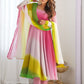 Lovable Multi-Color Georgette Festival Wear Anarkali Suit With Dupatta