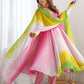 Lovable Multi-Color Georgette Festival Wear Anarkali Suit With Dupatta