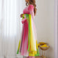 Lovable Multi-Color Georgette Festival Wear Anarkali Suit With Dupatta