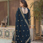Premium Designer Readymade Teal Gown