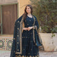 Premium Designer Readymade Teal Gown