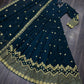 Premium Designer Readymade Teal Gown