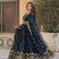 Premium Designer Readymade Teal Gown
