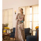 Champagne Gold Printed Crepe Silk Sharara Set