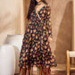 Alia Cut Floral Printed Angrakha Gotta Patti Anarkali Kurta with Palazzo