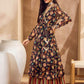 Alia Cut Floral Printed Angrakha Gotta Patti Anarkali Kurta with Palazzo