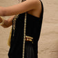 Embroidered Round Neck Top With Skirt Co-Ords Set