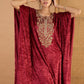Embroidered V-Neck Grandeur & Majestic Artwork Zari Kaftan Kurta
