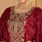 Embroidered V-Neck Grandeur & Majestic Artwork Zari Kaftan Kurta