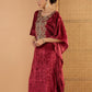Embroidered V-Neck Grandeur & Majestic Artwork Zari Kaftan Kurta
