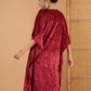 Embroidered V-Neck Grandeur & Majestic Artwork Zari Kaftan Kurta
