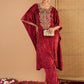 Embroidered V-Neck Grandeur & Majestic Artwork Zari Kaftan Kurta