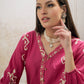 Ethnic Motif Printed Gotta Patti Work Shirt With Palazzos
