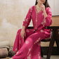 Ethnic Motif Printed Gotta Patti Work Shirt With Palazzos