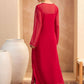 Ethnic Motifs Embroidered Georgette Maxi Ethnic Dress