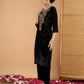 Ethnic Motifs Embroidered Round Neck Regular Zari Kurta With Palazzos