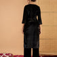 Ethnic Motifs Embroidered Round Neck Regular Zari Kurta With Palazzos