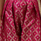 Ethnic Motifs Embroidered Thread Work Velvet Kurta With Trousers