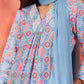 Ethnic Motifs Printed Pleated Pure Cotton Kurta With Palazzos & Dupatta
