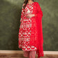 Ethnic Motifs Printed Pure Cotton Kurta With Trousers & Dupatta