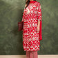 Ethnic Motifs Printed Pure Cotton Kurta With Trousers & Dupatta