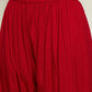 Floral Embroidered Notch Neck Thread Work Woollen Kurta with Trousers