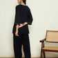 Floral Embroidered Regular Thread Work Woollen Kurta with Trousers