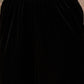 Floral Embroidered Thread Work Velvet Kurti With Trousers