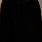 Floral Embroidered Velvet Kurta With Trousers