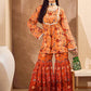 Floral Printed A-Line Kurti with Sharara
