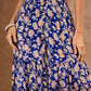 Floral Printed Anarkali Kurta With Sharara