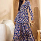 Floral Printed Anarkali Kurta With Sharara