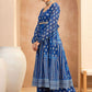 Floral Printed Anarkali Kurta with Palazzos