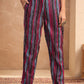 Floral Printed Anarkali Kurta with Trousers