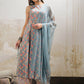 Floral Printed Boat Neck Pure Cotton Kurta With Palazzos & Dupatta