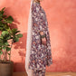 Floral Printed Cambric Cotton Straight Kurta With Palazzos & Dupatta