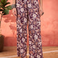 Floral Printed Cambric Cotton Straight Kurta With Palazzos & Dupatta