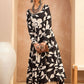 Floral Printed Mirror Work Anarkali Kurta with Trousers
