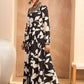 Floral Printed Mirror Work Anarkali Kurta with Trousers