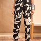 Floral Printed Mirror Work Anarkali Kurta with Trousers