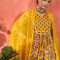 Floral Printed Pure Cotton A-Line Kurta With Palazzos And Dupatta