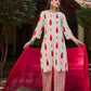 Floral Printed Round Neck Pure Cotton Kurta With Palazzos & Dupatta