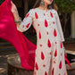 Floral Printed Round Neck Pure Cotton Kurta With Palazzos & Dupatta