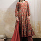 Floral Printed Round Neck Pure Cotton Kurta With Trousers & Dupatta